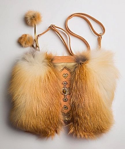 Муфта-сумка из лисы Муфта-сумка из лисы