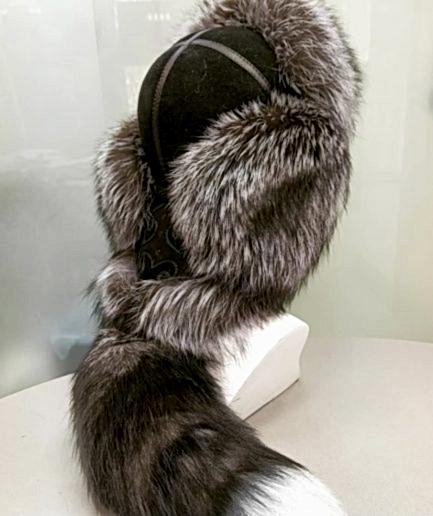 Шапка Малахай "Колаксын" из чернобурой лисы