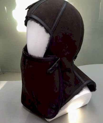 Шапка «Шлем» из дубленой овчины Шапка «Шлем» из дубленой овчины