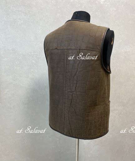 Жилет мужской из дубленой овчинки Жилет мужской из дубленой овчинки