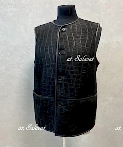 Жилет мужской из дубленой овчинки Жилет мужской из дубленой овчинки