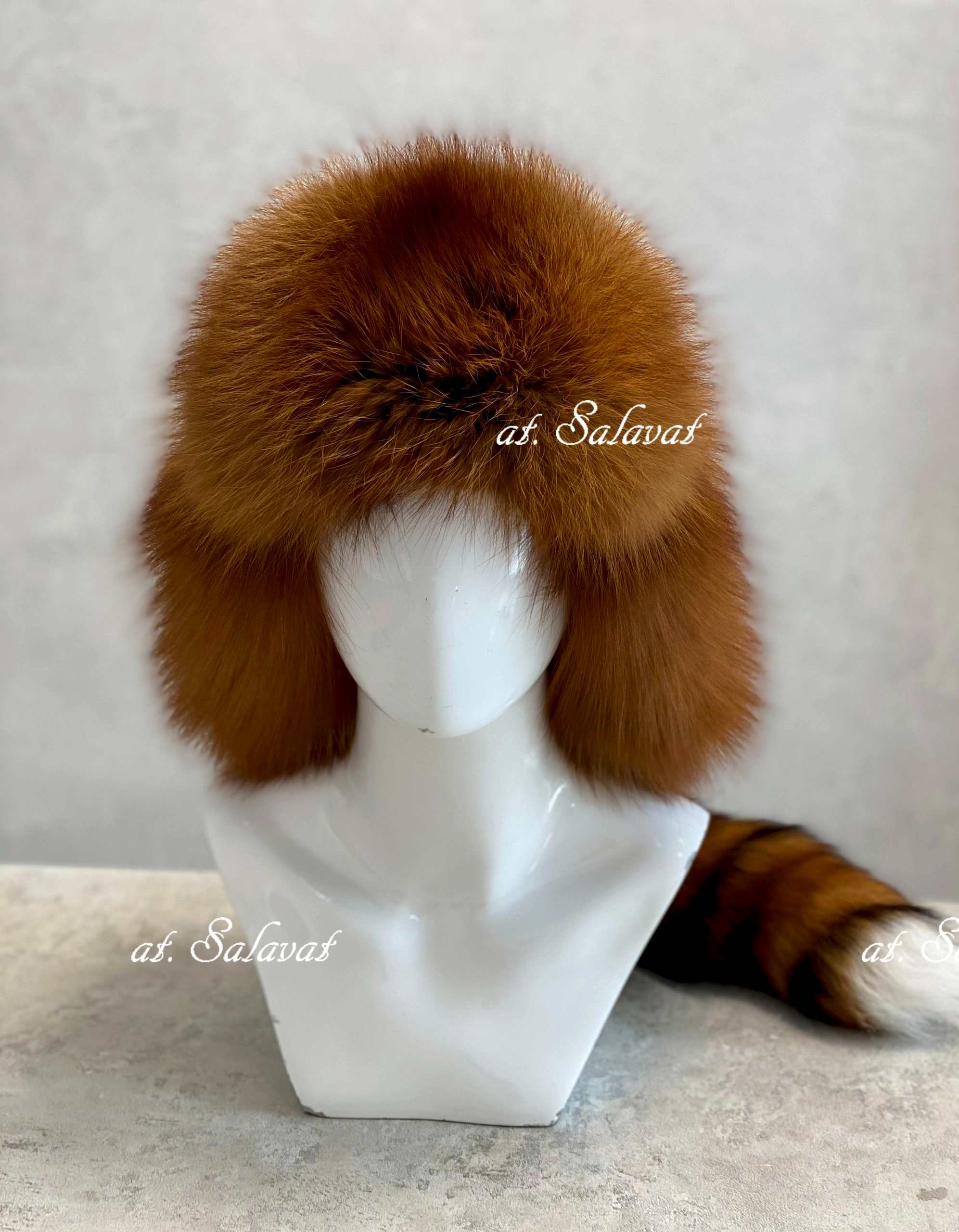 Шапка Малахай "Колаксын" из лисы огневки Шапка Малахай "Колаксын" из лисы огневки