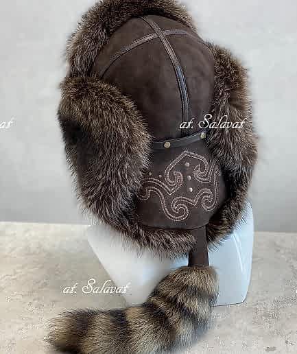 Шапка Малахай "Колаксын" из енота Шапка Малахай "Колаксын" из енота