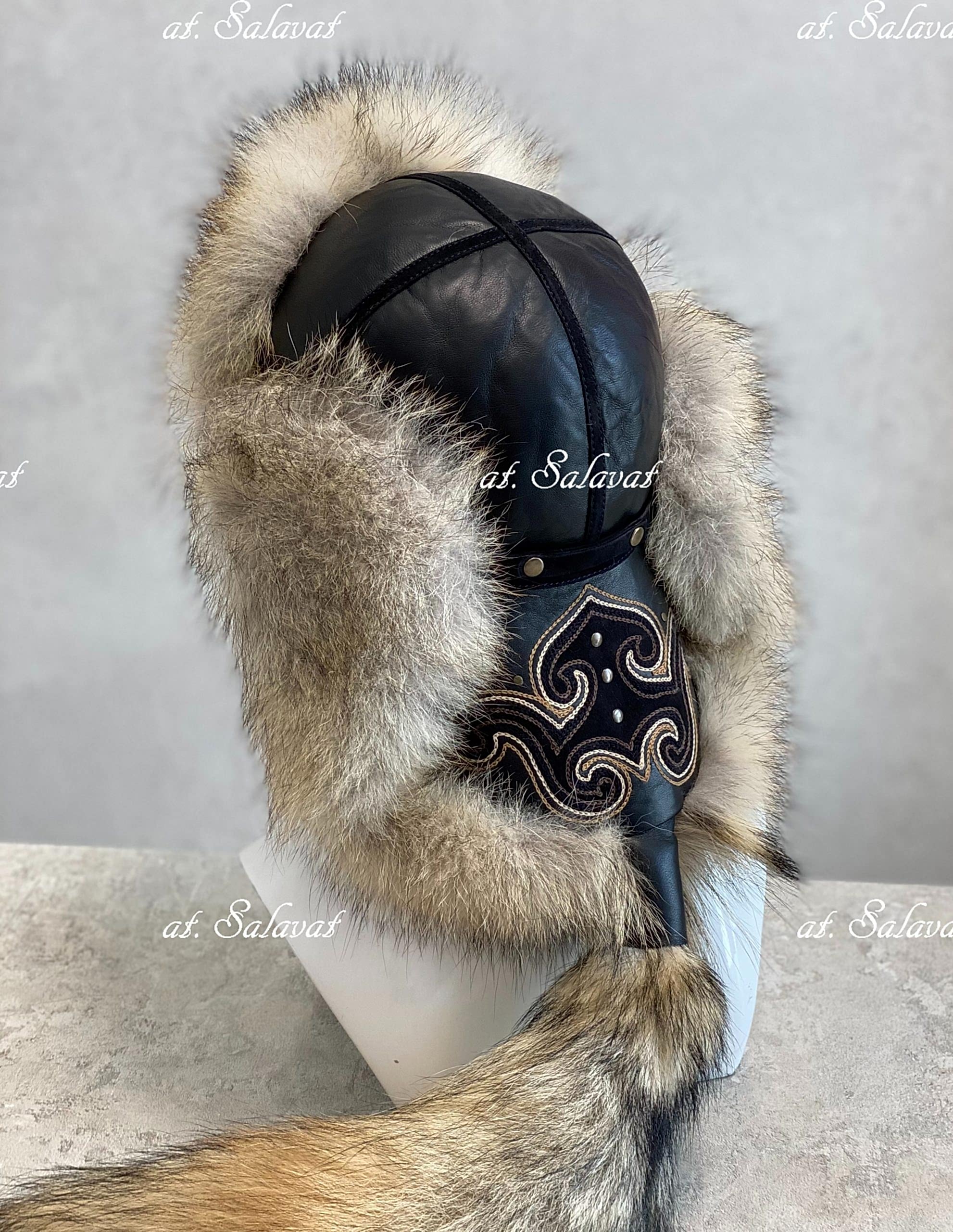 Шапка Малахай "Колаксын" из волка Шапка Малахай "Колаксын" из волка