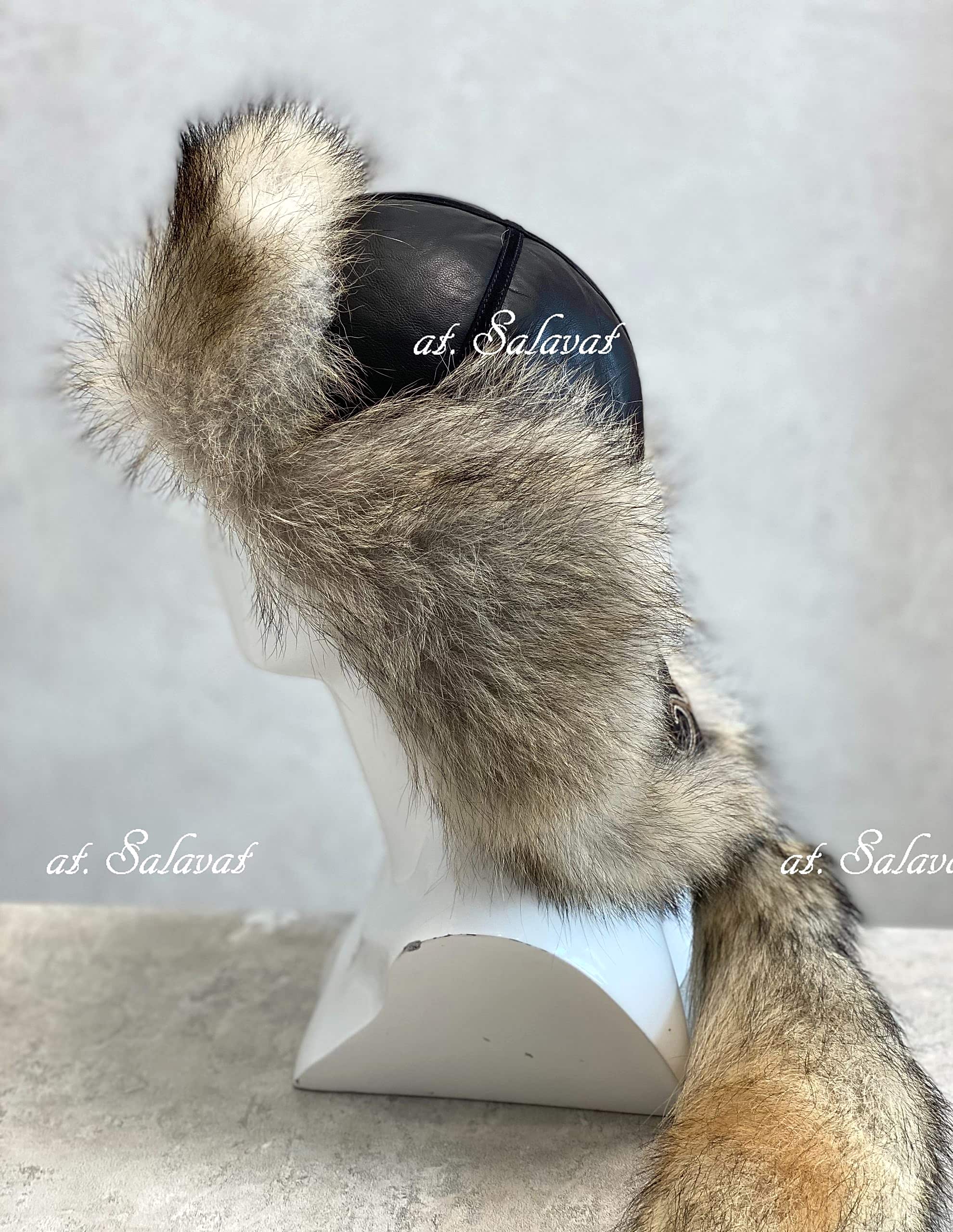 Шапка Малахай "Колаксын" из волка Шапка Малахай "Колаксын" из волка