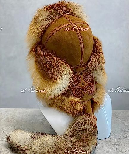 Шапка Малахай "Колаксын" из волка Шапка Малахай "Колаксын" из башкирской лисы