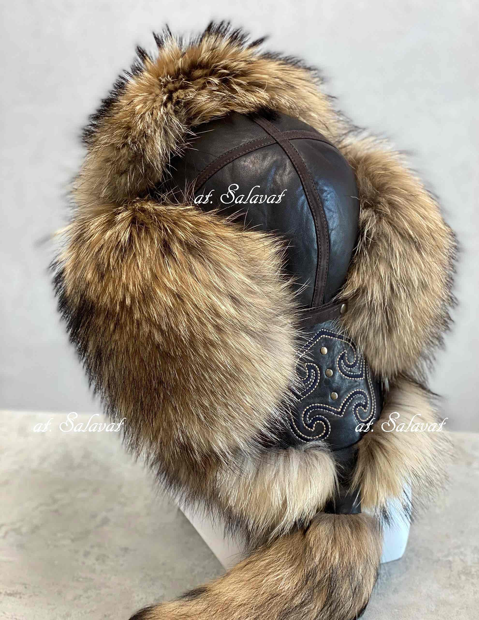 Шапка Малахай "Колаксын" из волка Шапка Малахай "Колаксын" из волка