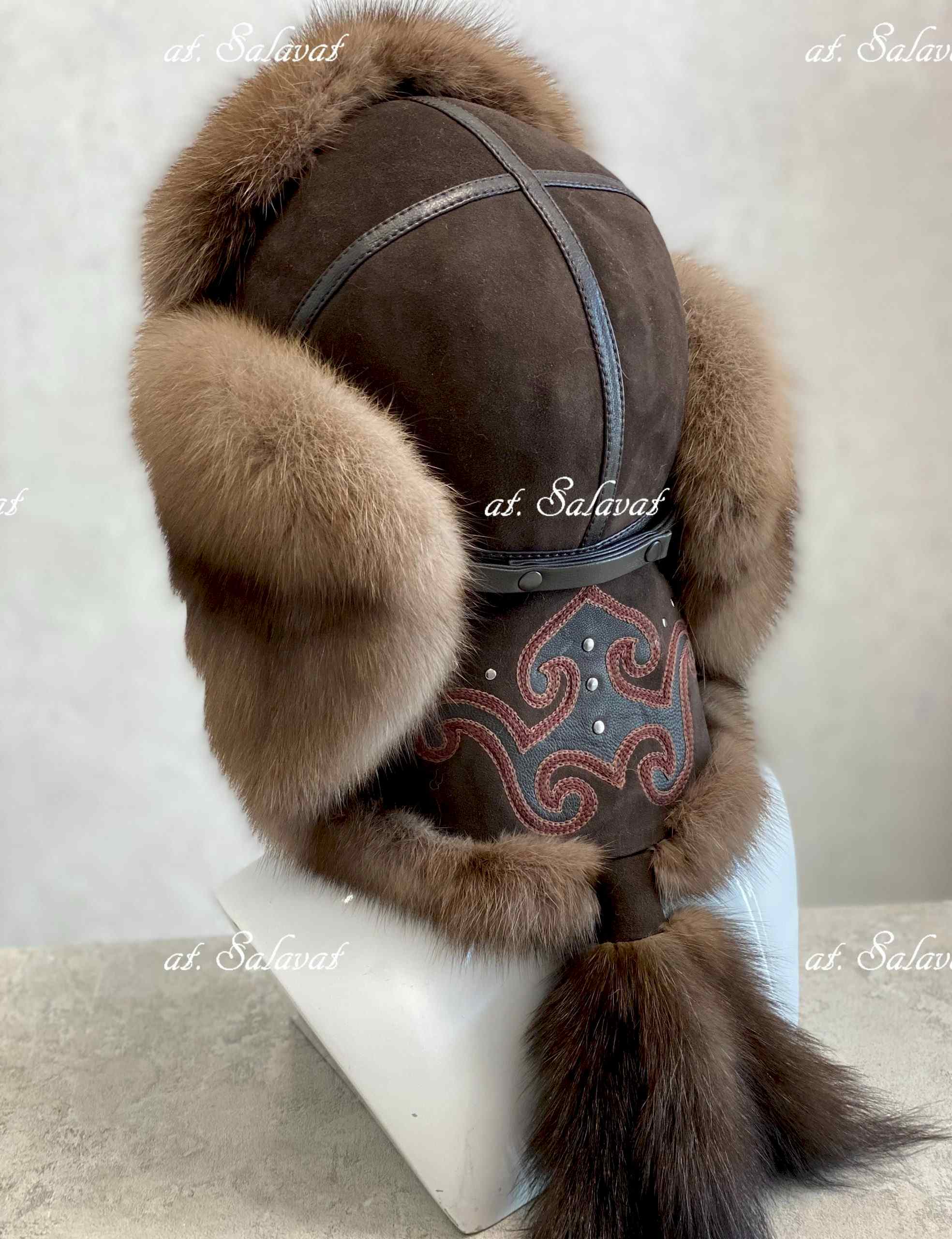 Шапка Малахай "Колаксын" из меха фрост Шапка Малахай "Колаксын" из меха фрост