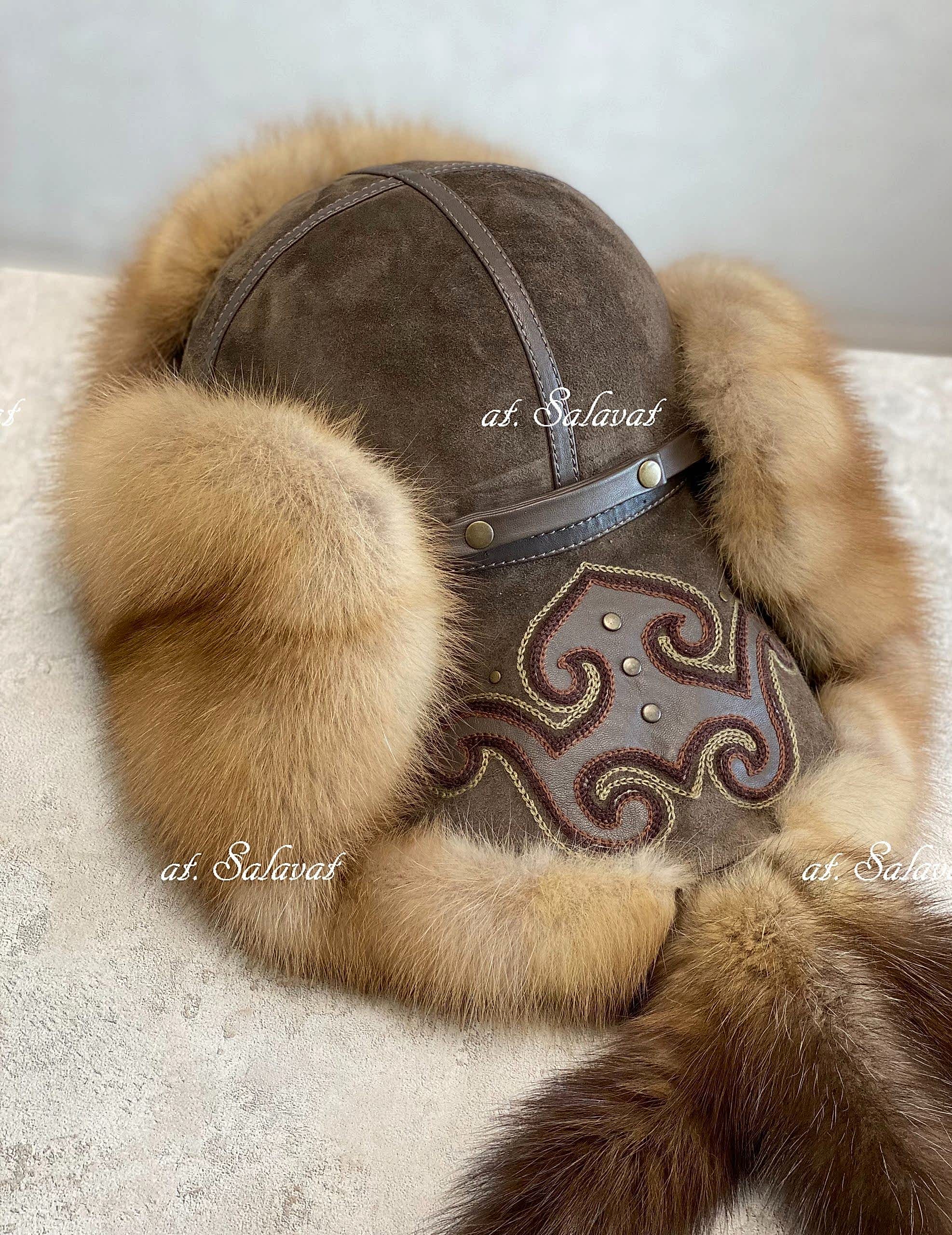 Шапка Малахай "Колаксын" из меха фрост Шапка Малахай "Колаксын" из меха фрост