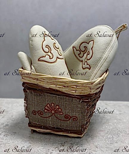 Подарочный набор «Баня» в белом цвете