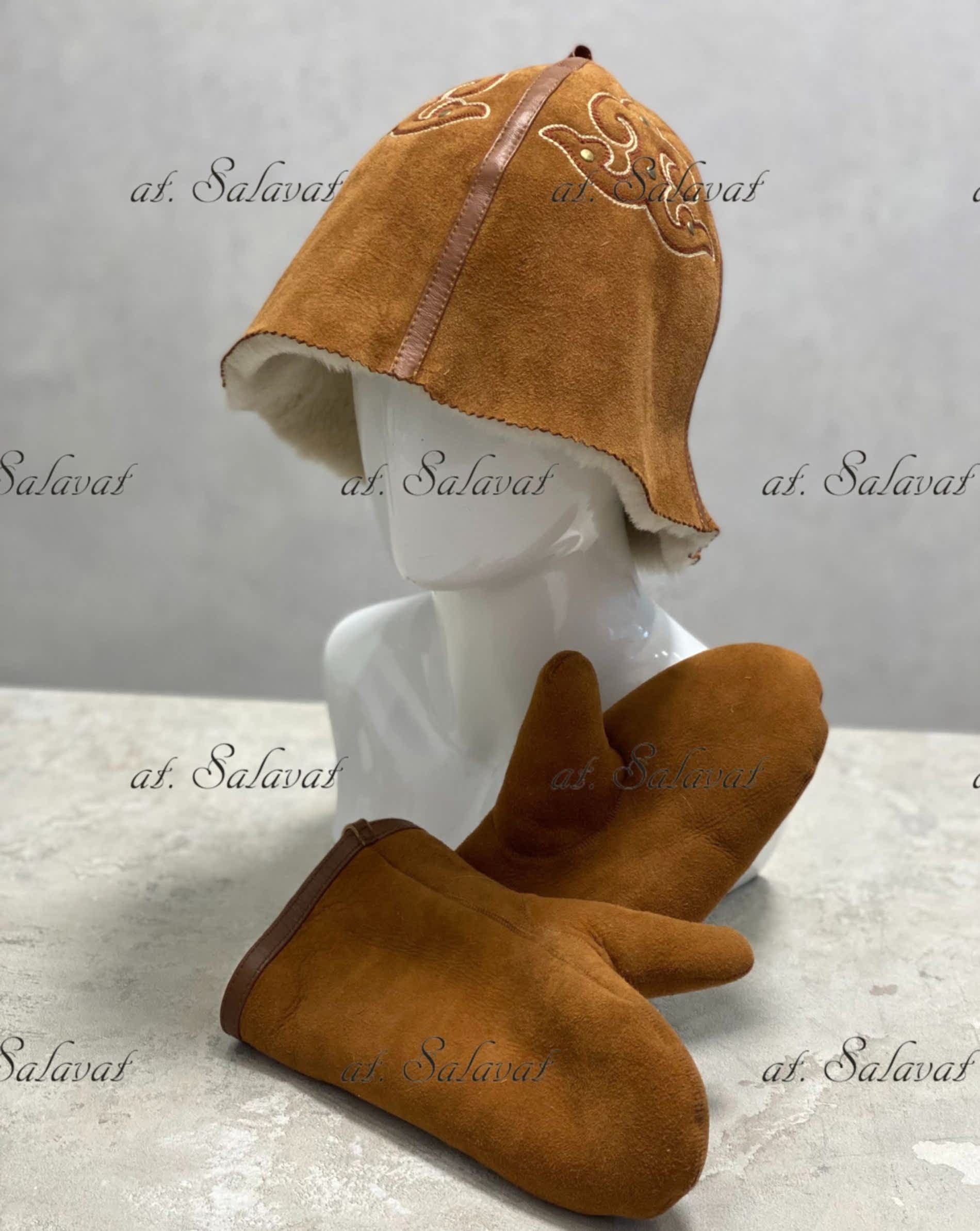 Шапка Салават с хвостом из лисы огневки Шапка Салават с хвостом из лисы огневки