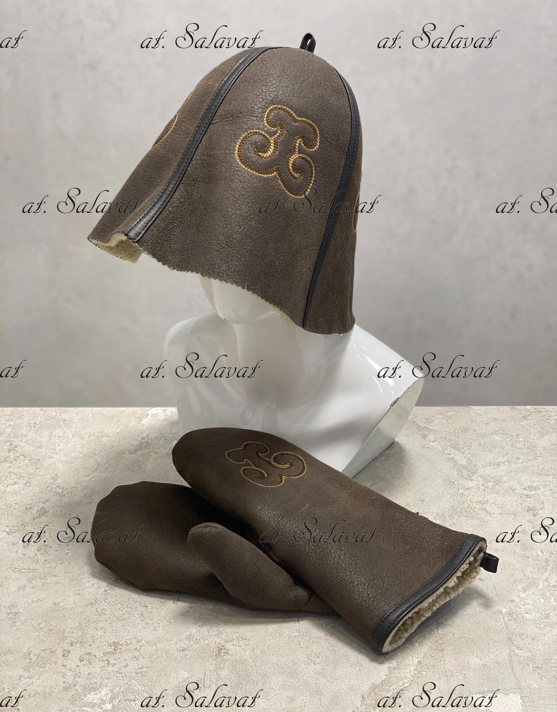 Шапка Салават с хвостом из лисы огневки Шапка Салават с хвостом из лисы огневки