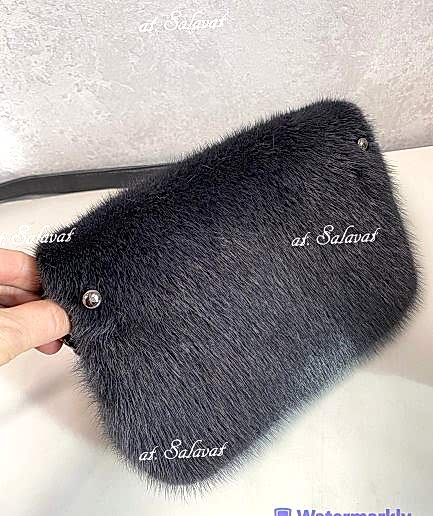 Стильная сумка - клатч из норки Стильная сумка - клатч из норки