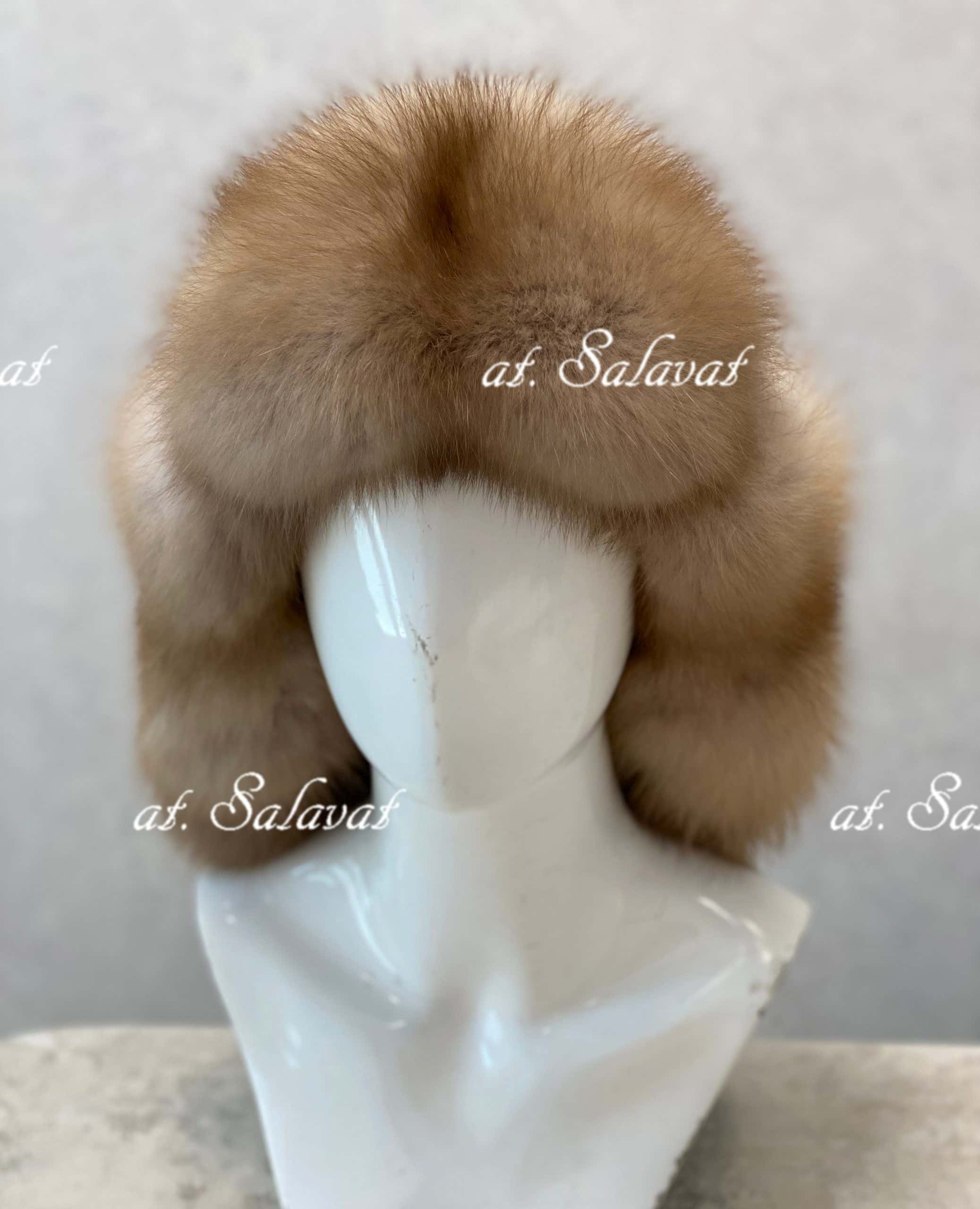 Шапка малахай из куницы с хвостом Шапка малахай из куницы с хвостом