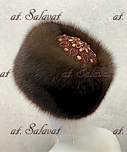 Женская шапка из соболя «Неркес» Женская шапка из соболя «Неркес»