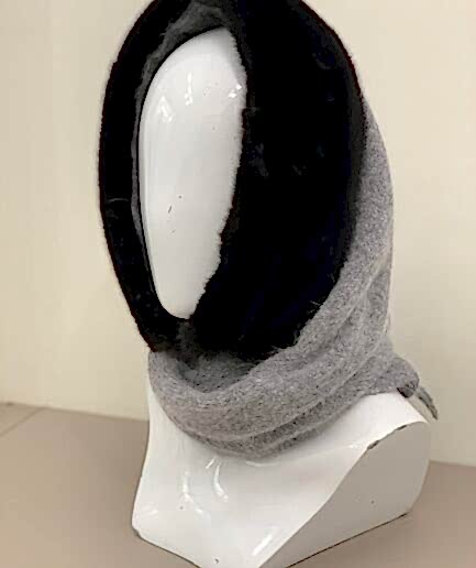 Платок с мехом норки