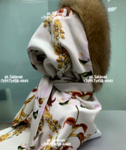 Платок с соболем