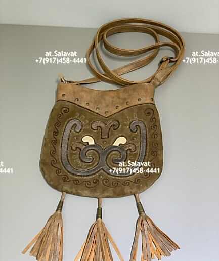 Кисет из натуральной кожи и замши Кисет из натуральной кожи и замши