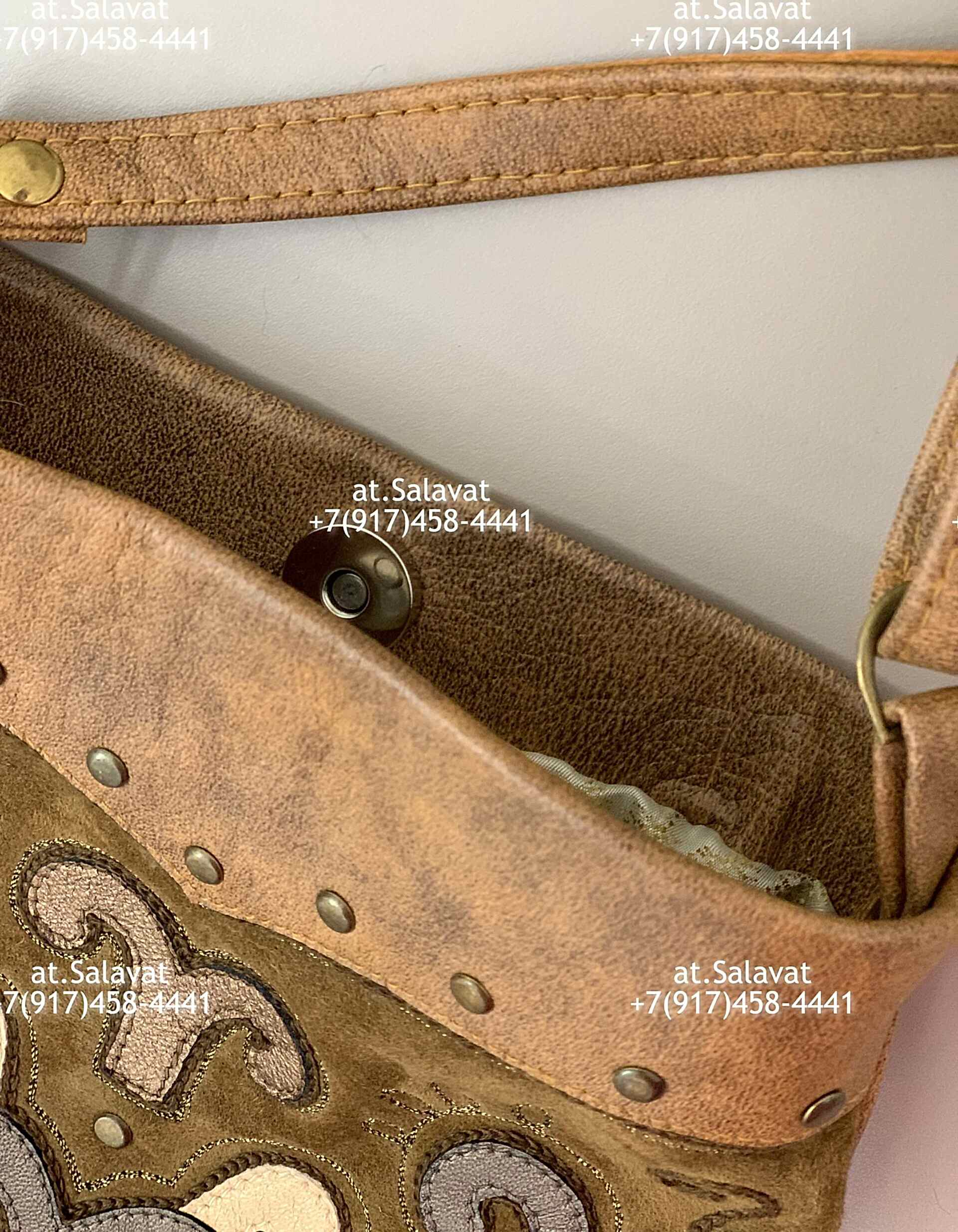 Кисет из натуральной кожи и замши Кисет из натуральной кожи и замши