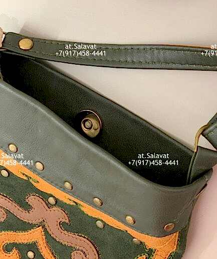 Кисет из натуральной кожи и замши Кисет из натуральной кожи и замши