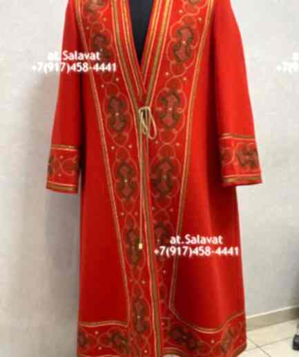 Елян башкирский с орнаментом из красного английского сукна Елян башкирский с орнаментом из красного английского сукна