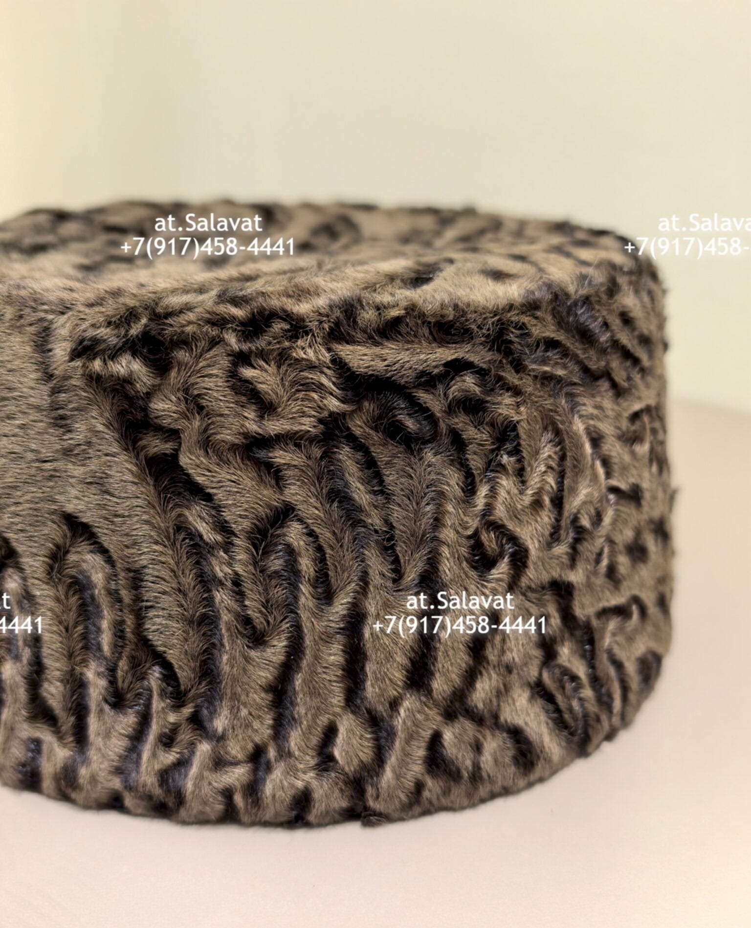 Мусульманская тюбетейка из каракульчи Swakara Мусульманская тюбетейка из каракульчи Swakara