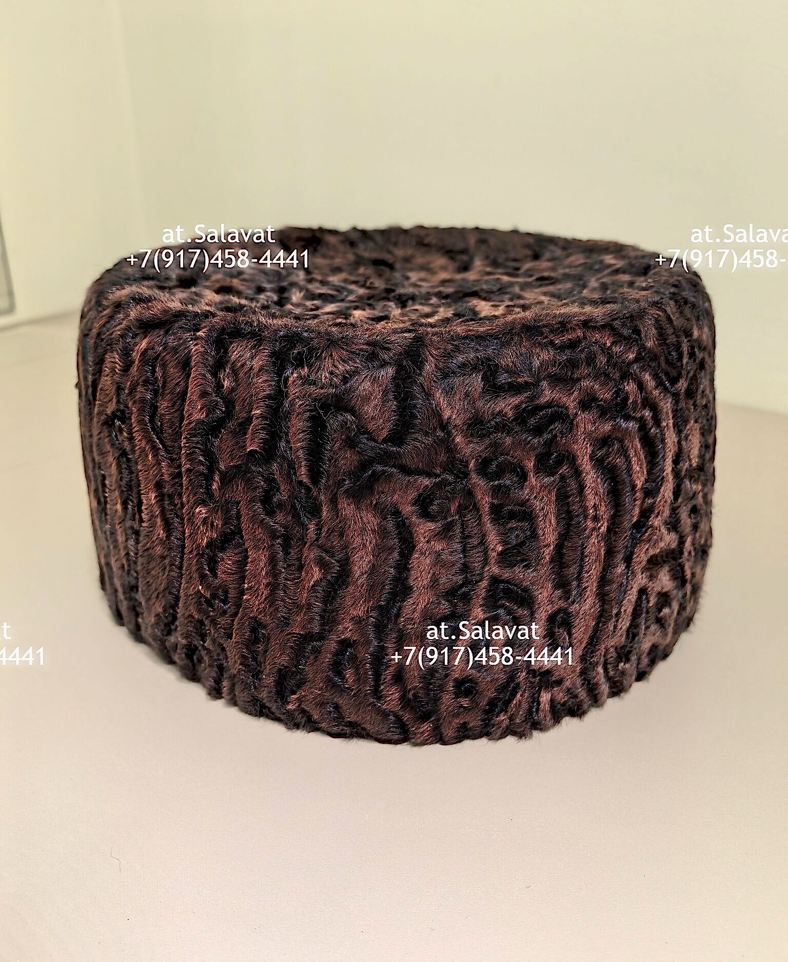 Мусульманская тюбетейка из каракульчи Swakara Мусульманская тюбетейка из каракульчи Swakara