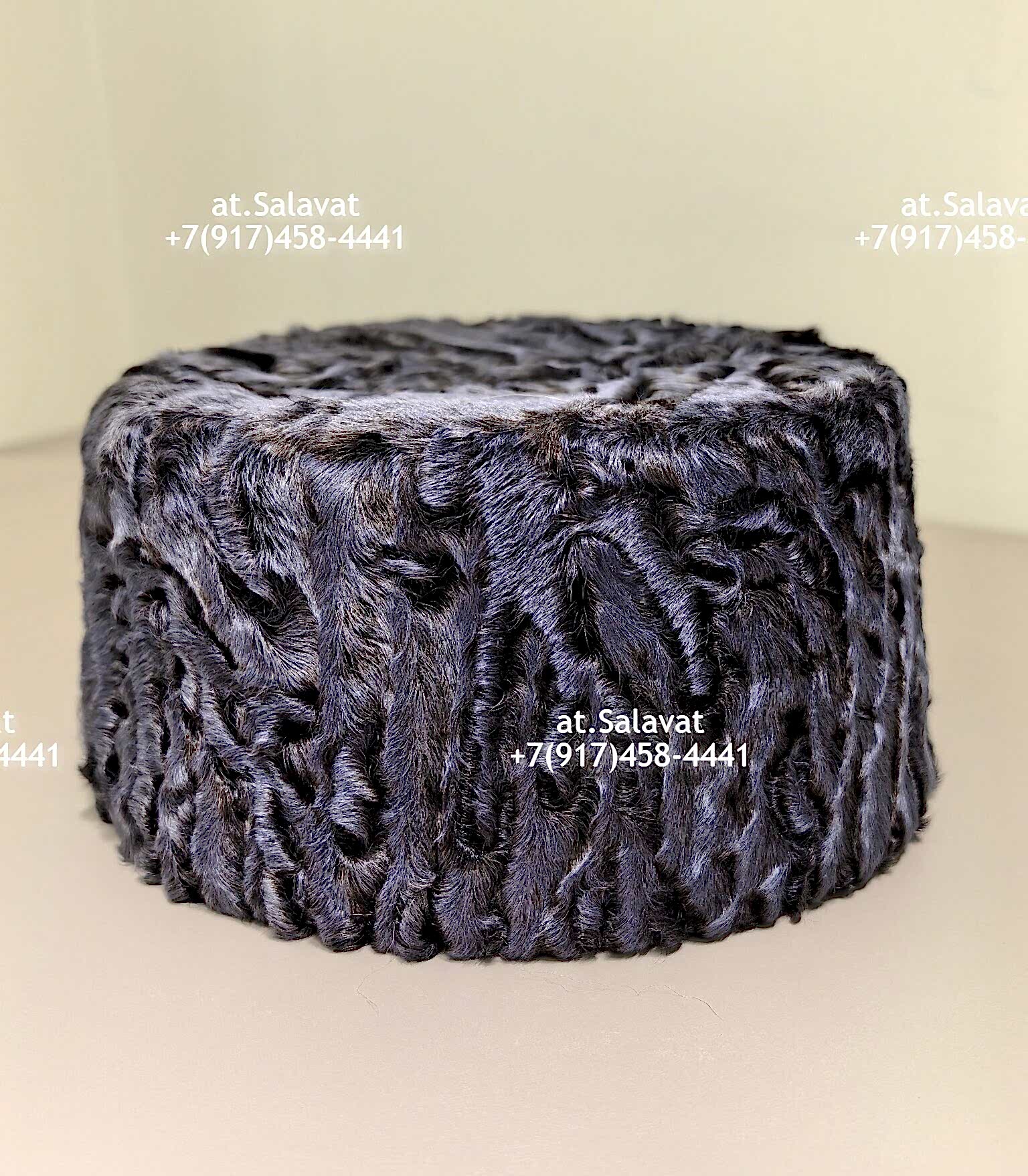 Мусульманская тюбетейка из каракульчи Swakara Мусульманская тюбетейка из каракульчи Swakara